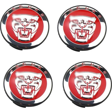 pieces - hub caps, car wheel center caps aluminum material car styling accessories for J-aguar XFL XEL XE XJ XF (1/4)