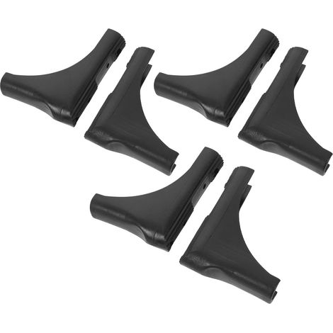 Couvre-Pieds Imperméables pour Étendoir à Linge 6 Pièces, Protections Antidérapantes en Caoutchouc Souple, Embouts pour Pieds de Séchoir, Adaptés pour Sol Carrelé et Bois, Usage (1/5)