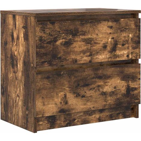 vidaXL Mobile TV Rovere Fumo 60x35x54 cm in Legno Multistrato (1/5)
