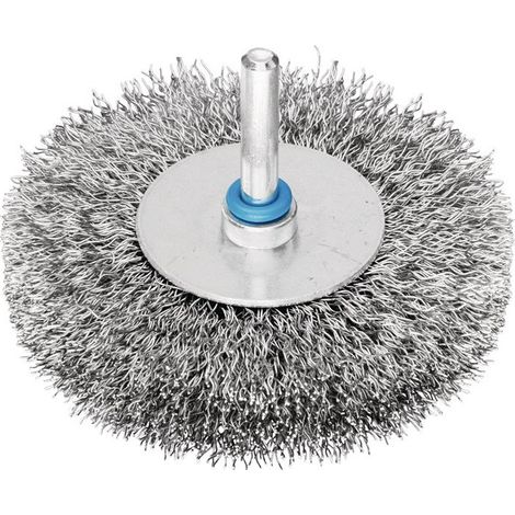 Pennello piatto RBU 5015/6 INOX 0,20 D. 50 mm 6 mm spessore filo 0,2 mm VA 15 mm