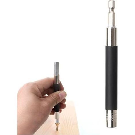 Verlängerter Sechskant-Schraubendreher-Bit, magnetischer Bit, Schlagschrauber-Bit-Set, magnetischer Adapter für Haushaltsgeräte, magnetische Teleskopstangen (1/5)