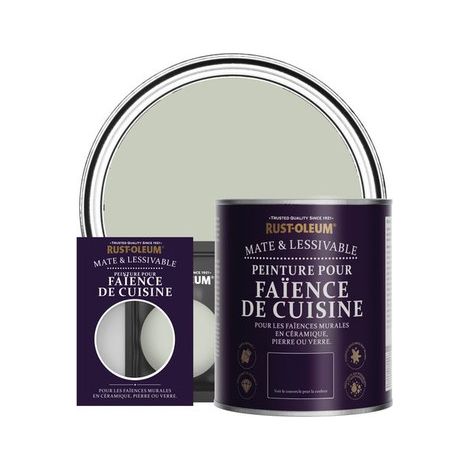 Peinture pour Faïence de Cuisine, Finition Mate - Aloé Vera (1/2)