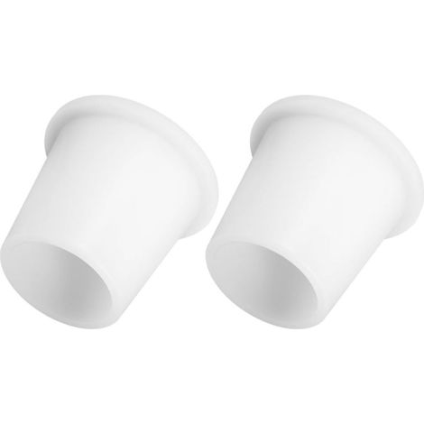 CCYKXAHousse de Parasol en Silicone Blanc 2pcs Accessoires pour Trous de Parasol D'extérieur Facile à Installer et Stabilisant pour Fête Estivale (1/5)