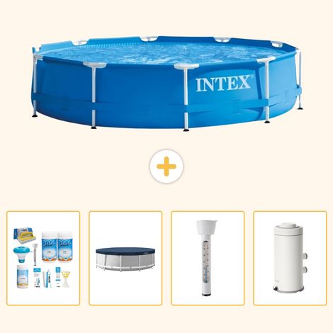 Intex Piscine Tubulaire Ronde - 366x76 cm - 5-pièces S63 (1/5)