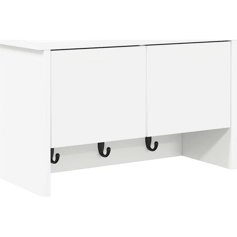 Maison Exclusive - Wandmontierter nachttisch Weiß 50 x 20 x 30 cm