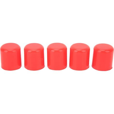 Bouchons à Vide, Bouchons à Vide Automobile Installation Facile 5 Pièces Bouchons de Tuyau à Vide en Silicone pour Voiture (rouge). (1/5)