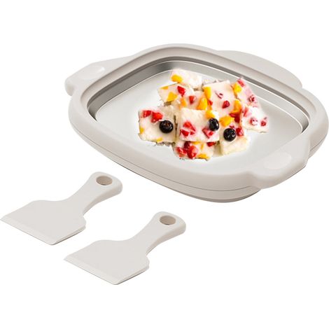 Machine à glace roulée multifonctionnelle, innovante et efficace, de petite taille, pour la fabrication de yaourt glacé blanc. (1/5)