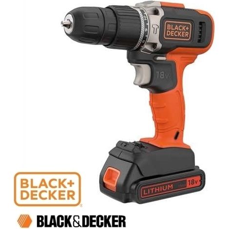 Trapano avvitatore a batteria c/percussione 18V Litio Black&Decker - BCD003C1