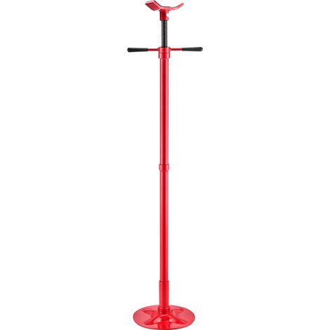 Support de levage sous-élévateur 1/2 tonne, levée de 1372 à 2130 mm, poignée rotative et vis autobloquante, pour véhicule (1/5)