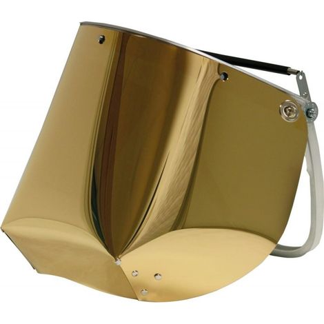 Visera PC ligeramente dorado