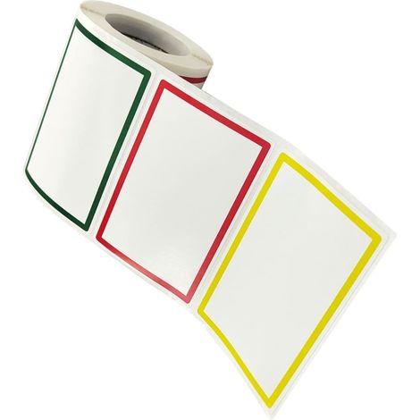 Etichette adesive vuote per scrivere i nomi (1/5)