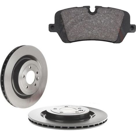 KIT FRENI POSTERIORI compatibile con LAND ROVER DEFENDER STATION WAGON (L663) - DISCHI + PASTIGLIE OEM: 37981 / 18421 /SOSTITUZIONE DIRETTA/BASSA POLVERE/SILENZIOSO (1/5)