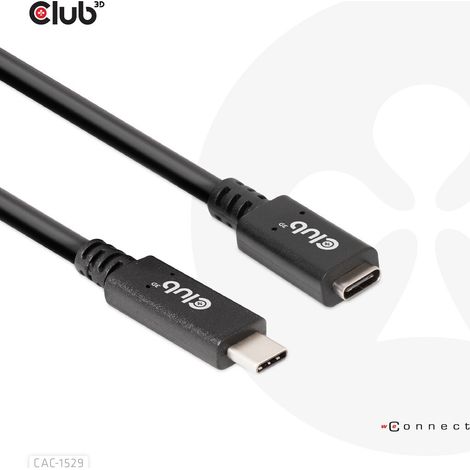 CLUB3D CAC-1529 USB-Kabel USB 3.2 Gen 1 (3.1 Gen 1) 2 m USB-C Schwarz
