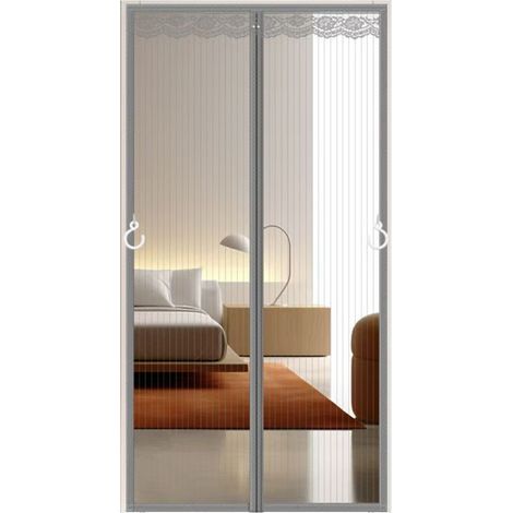 Moustiquaire magnétique pour fenêtre – 140 x 220 cm – Tissu renforcé ultra-résistant – 64 aimants haute puissance – Bloque 99 % des insectes (1/5)