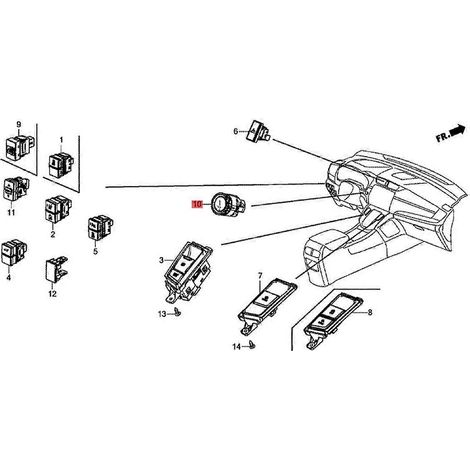 Zündschalterknopf 35881--A01 für -V--