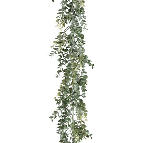 GASPER Eucalyptusgirlande Grau-Grün 180 cm - Kunspflanzen