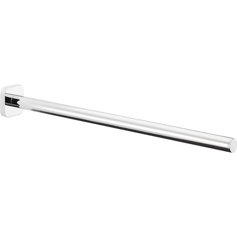 tesa Elegaant Porta Asciugamani Adesivo, Porta asciugamani in metallo cromato inox con braccio singolo, Senza forature, Rimovibile senza lasciare tracce, 400 mm x 50 mm x 50 mm (1/4)