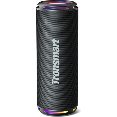 Dispositivo Bluetooth esterno portatile Tronsmart T7 Lite: robusto, batteria con durata di 24 ore, impermeabile IPX7, illuminazione RGB e display stereo