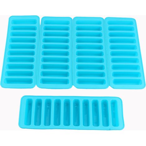 Lot de moules en silicone pour glaçons cylindres multicolores, moule à chocolat fondant, fabrication de glaçons colorés