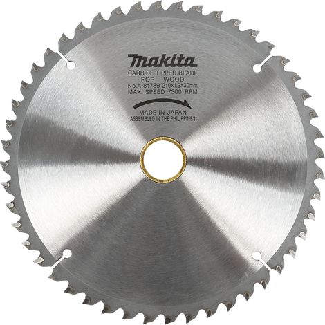 Makita A-81789 Lame De Scie Circulaire TCT 210x30mm 48T Bois (1/3)