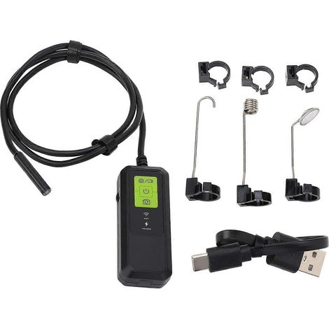 Industrielles WLAN-Endoskop mit Licht, 8-mm-HD-Doppellinsen-Handkamera für die Automobilindustrie und P
