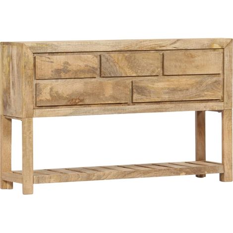 vidaXL Credenza 120x30x75 cm Legno Massello di Mango (1/5)