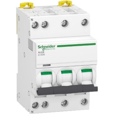 Interruttore Schneider Electric IC40N bianco 25A 10kA