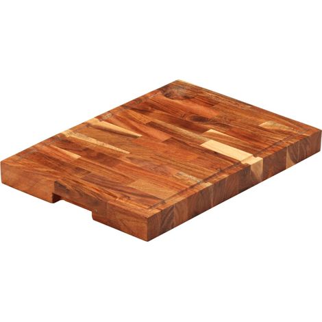 Schneidebrett 42x30x4 cm Massivholz Akazie