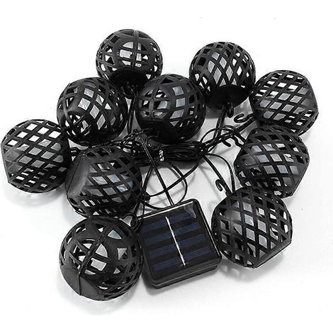 Solar Fire Ball String Lights, Garden Lights for Garden Backyard Party Halloween Christmas (1/5)