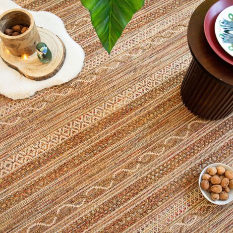 Moquette Tissé Plat - Aztlan - Nature - 4m x 3m (1/5)
