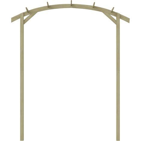 Tonnelle Barnum de Jardin, Pavillon, Pergola, Tente de jardin, 180x210x40 cm Bois de pin imprégné OIB4120E (1/5)