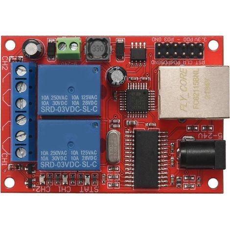 2-Wege-Ethernet-LAN-Switch, UDP-Controller-Modul mit integriertem Webserver (1/5)