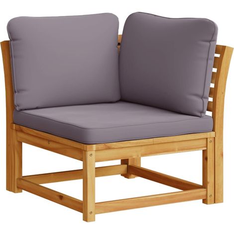 Maison Exclusive - Garten-Ecksofa mit Kissen 73x73x65 cm Massivho