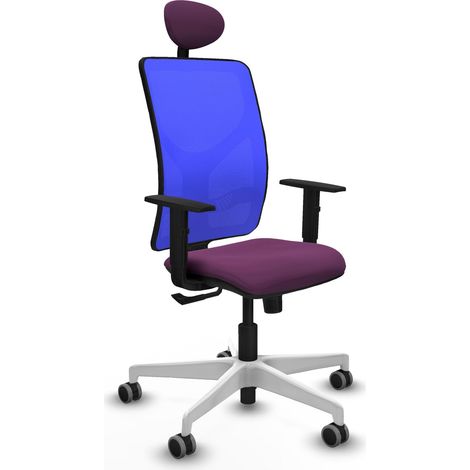 Bürostuhl piqueras y crespo Motilla blau Mesh Kunstleder (1/2)