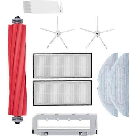 Kit de nettoyage comprenant une brosse latérale principale, des chiffons et un filtre HEPA pour Xiaomi Roborock S7 S70 S75 S7Max S7 Maxv T7S Plus (1/2)