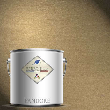 Pandore 2.5L  Peinture effet Métallisée Couleur Or Brun Aladin avec spatule (1/4)