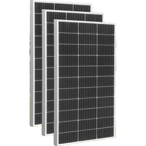 Panneau Solaire, Puissance Max 600w, Efficacité Monocristalline 21,8%, Design Résistant aux Intempéries, 450w 3pcs 150w kit (1/2)
