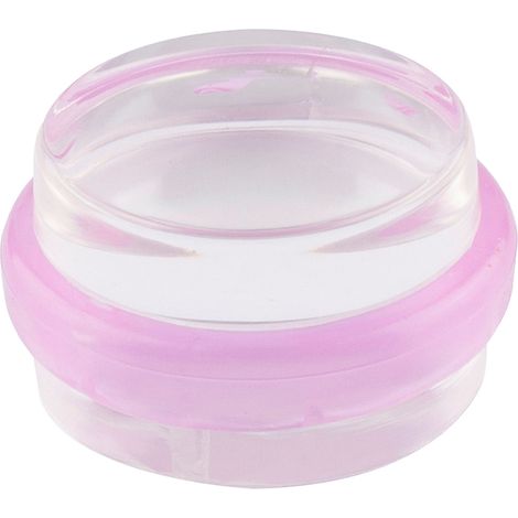 TOPE PUERTA ADHESIVO HANSTIK RECTO ROSA (1/2)