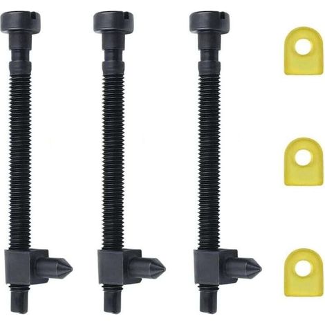3 vis de réglage de tendeur de chaîne pour tronçonneuses HUSQVARNA 61 66 266 268 (lot de 3) (1/4)