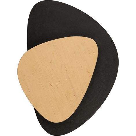 Applique murale PEDRA noir/chêne LED 7W moderne Sigma (1/2)