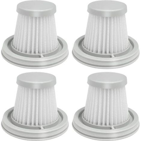 Lot de 4 filtres HEPA compatibles avec Xiaomi Mijia Handy Home Car Mini aspirateur sans fil lavable Accessoires de rechange Pièces (1/5)