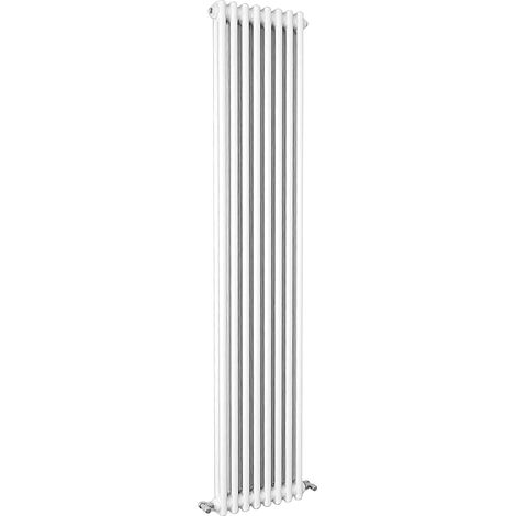 SKY Bathroom Traditional Cast Iron Style Radiator 2 Column White 1800x380mm