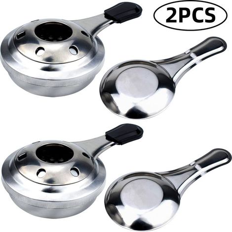 Mini-réchauds réglables avec cadre en acier inoxydable pour une utilisation en extérieur, en randonnée, en pique-nique, en camping ou à la maison, idéaux pour la fondue ou les mini-marmites. (1/5)
