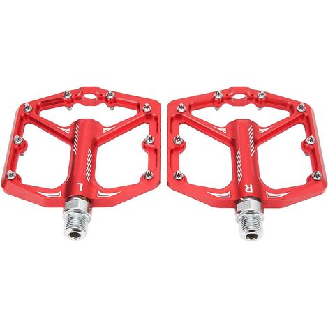 Pédales de vélo antidérapantes LeBycle en aluminium CNC, platines légères universelles, accessoires VTT et route, lot de 2, grip renforcé (1/5)
