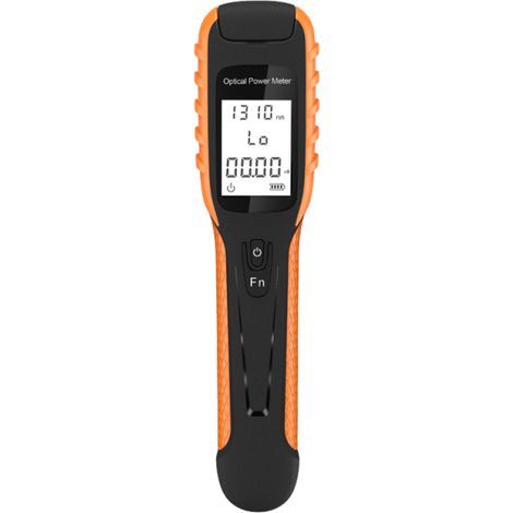 Mini wattmètre optique haute précision, détecteur de fibre optique rechargeable, commutation cyclique sur 9 longueurs d'onde standard avec reconnaissance de fréquence, lampe torche LED, fonction d'aut (1/5)