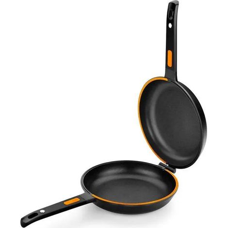 Poêle à frire Bra Duo Efficient 24 cm noir aluminium (1/3)