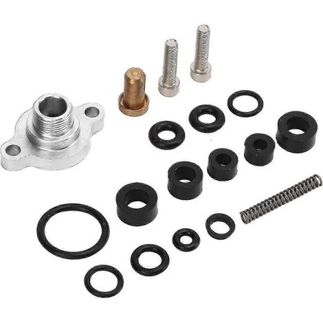 Kit de joint de ressort de décharge de pression de carburant pour moteur diesel Ford Powerstroke 7.3L - 99-03 Argenté (1/5)