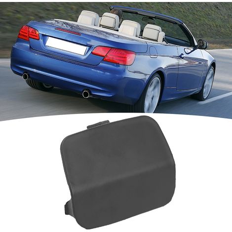Cache-anneau de remorquage de pare-chocs arrière 51127161497 Compatible avec BMW Série 3 E92 E93 328i 335i (1/4)