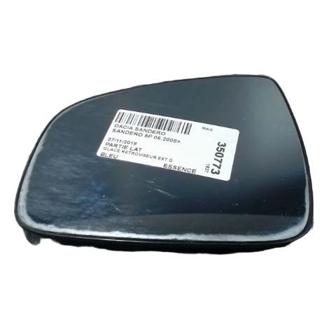[PRODUIT D'OCCASION] Glace Retroviseur Exterieur G DACIA Sandero 2008- ♻️ Ref Oe. 963661279r - Garantie à vie (1/3)