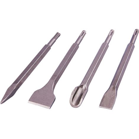 4 Piece SDS chisel set - E0640 (1/3)